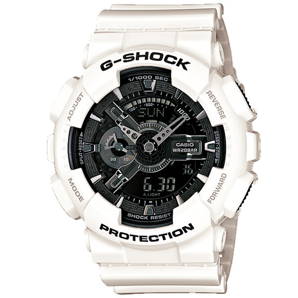 CASIO G-SHOCK GA-110GW-7AJF Big Case White Black Dial Watch GA-110GW-7A Men’s