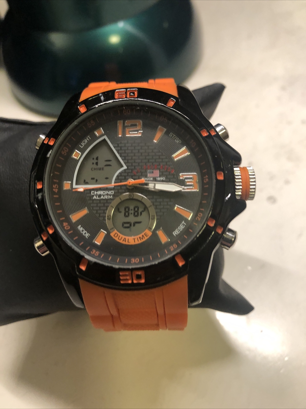 US POLO DUAL TIME WATCH