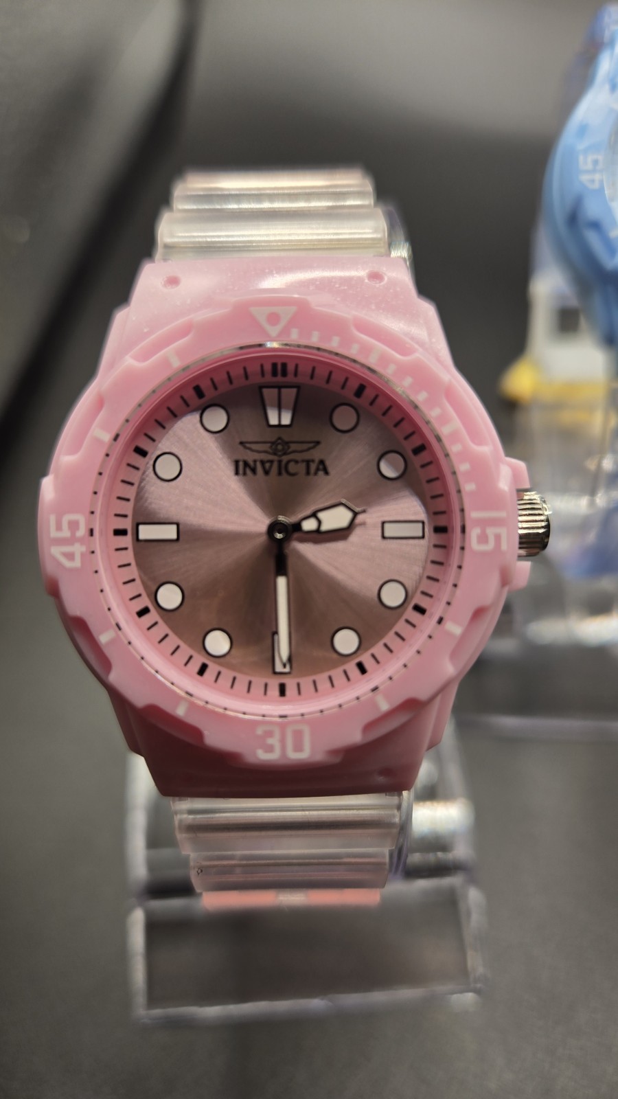 4 Watches! Womens Invicta Celestial Set!! 35mm. New. BLUE, GREY, PINK, White