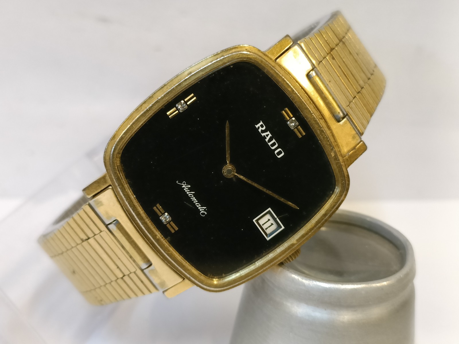 VINATGE RADO AUTOMATIC BLACK DIAL 634.7925.2 SWISS MEN’S WORKING CONDITION