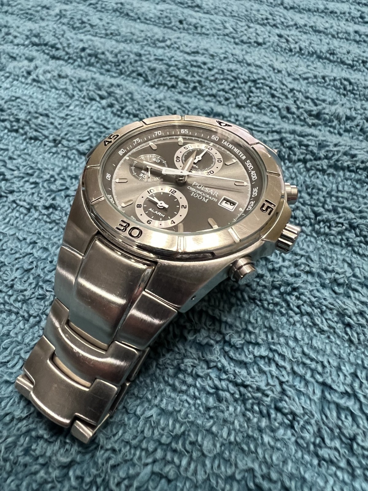 Pulsar 7T62-X073 Men’s Chronograph Quartz Watch – Excellent Unworn Condition