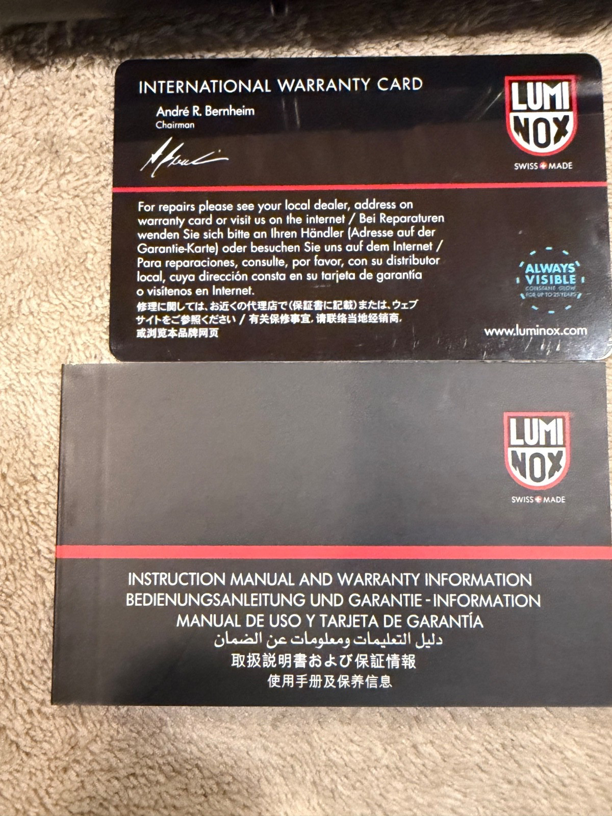 LUMINOX XS.3503 NAVY SEAL BLACK WITH BLUE DIAL MEN’S WATCH USED