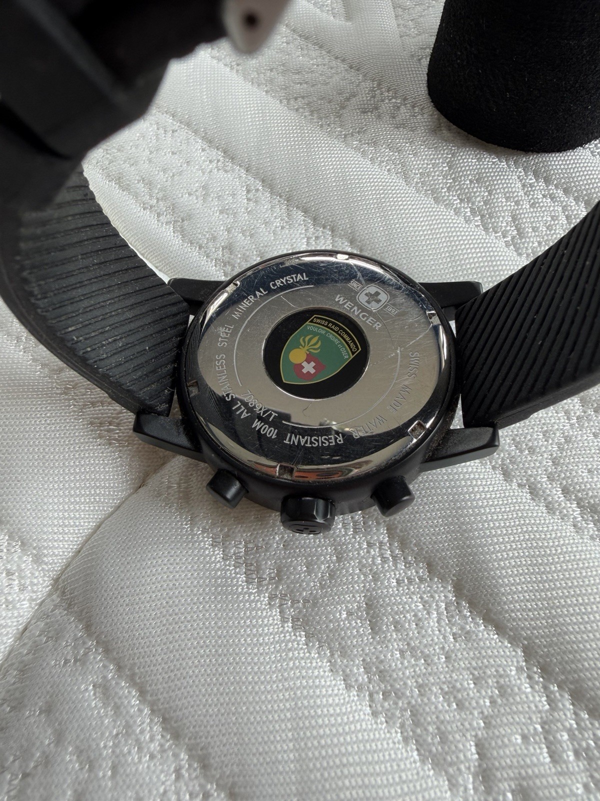 Wenger Swiss Raid Commando. Chronograph Tachymeter Quartz Black