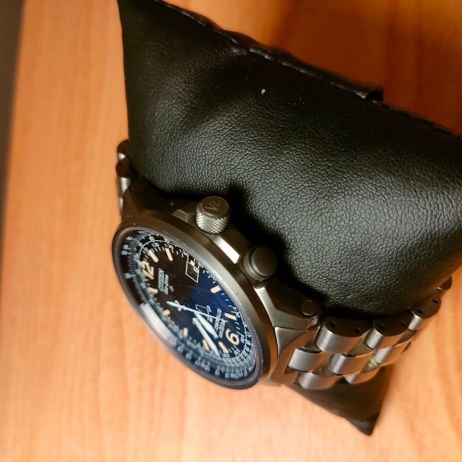 CITIZEN PROMASTER SKY H411-T003745 Quartz Men’s Watch Black Japan New Battery