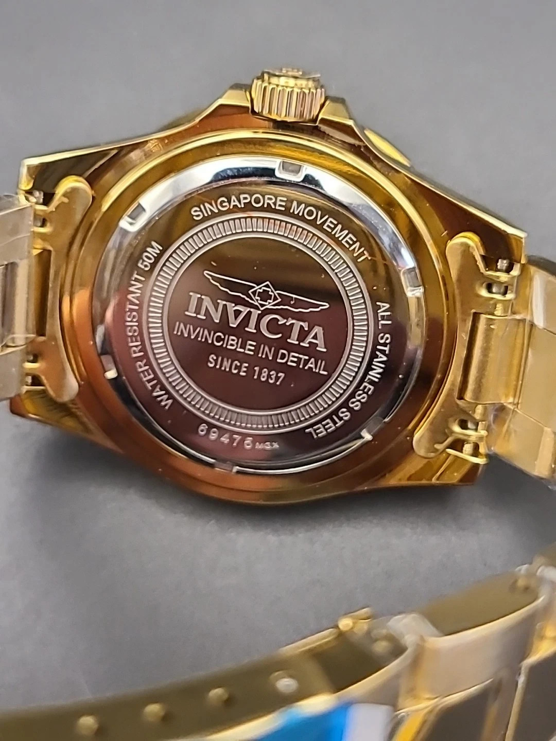 Invicta Speciality Rowan Men’s Watch 40mm Steel Gold (69475)