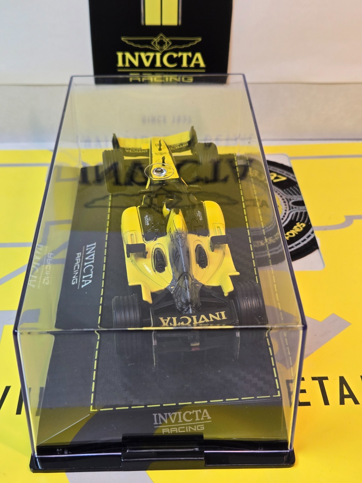 Invicta Special Edition Replica Racing Car w/ Invicta 57mm Watch (47388) Bundle