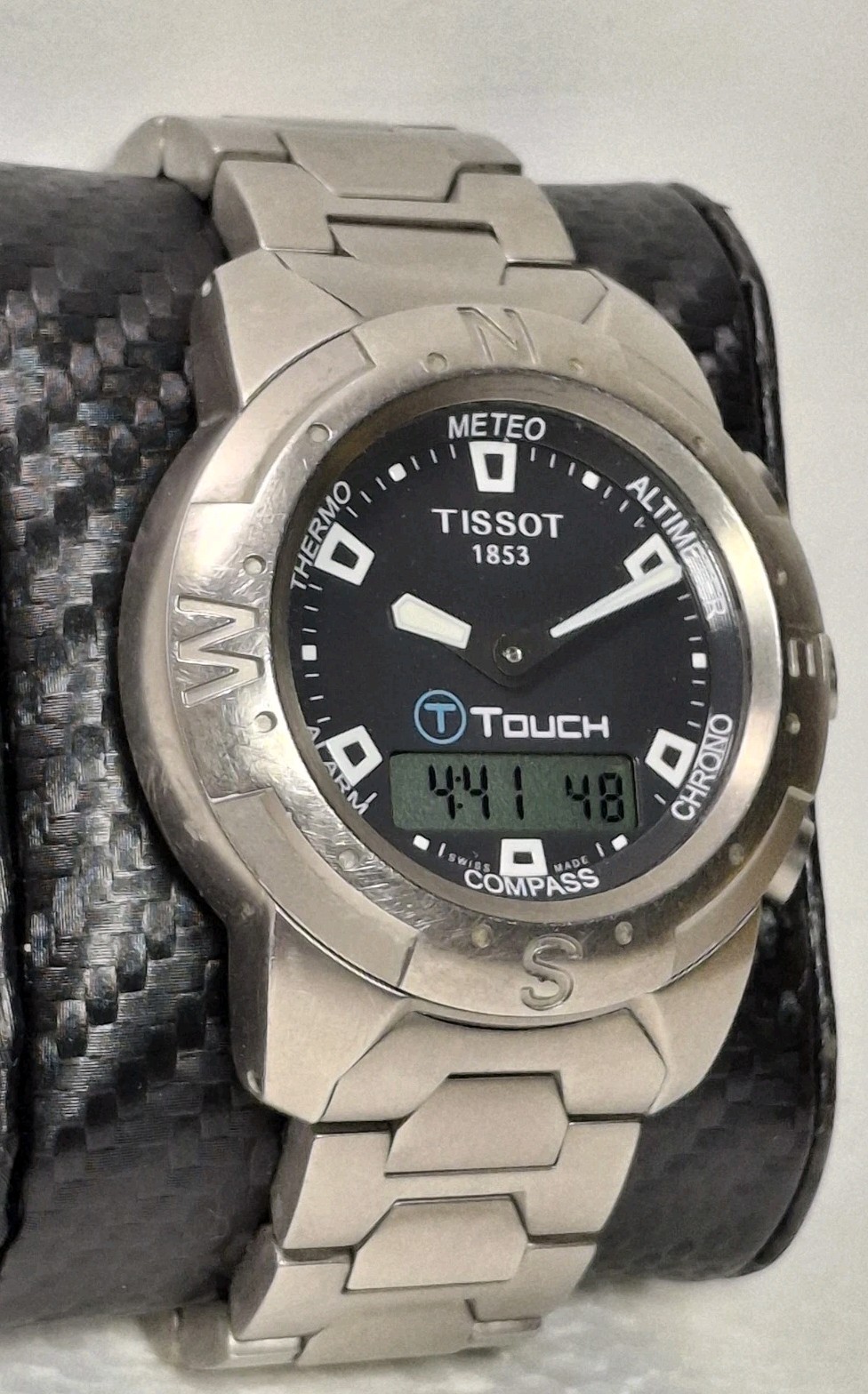 TISSOT 1853 T-TOUCH Z251/351 Titanium Band Watch Sapphire Crystal WR 30M