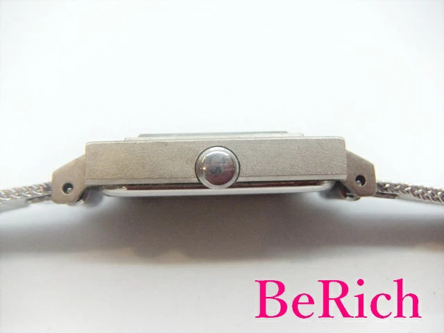 [A1R] Elegance Pink Dial SS Silver Square Analog Quartz Watch [n5x]