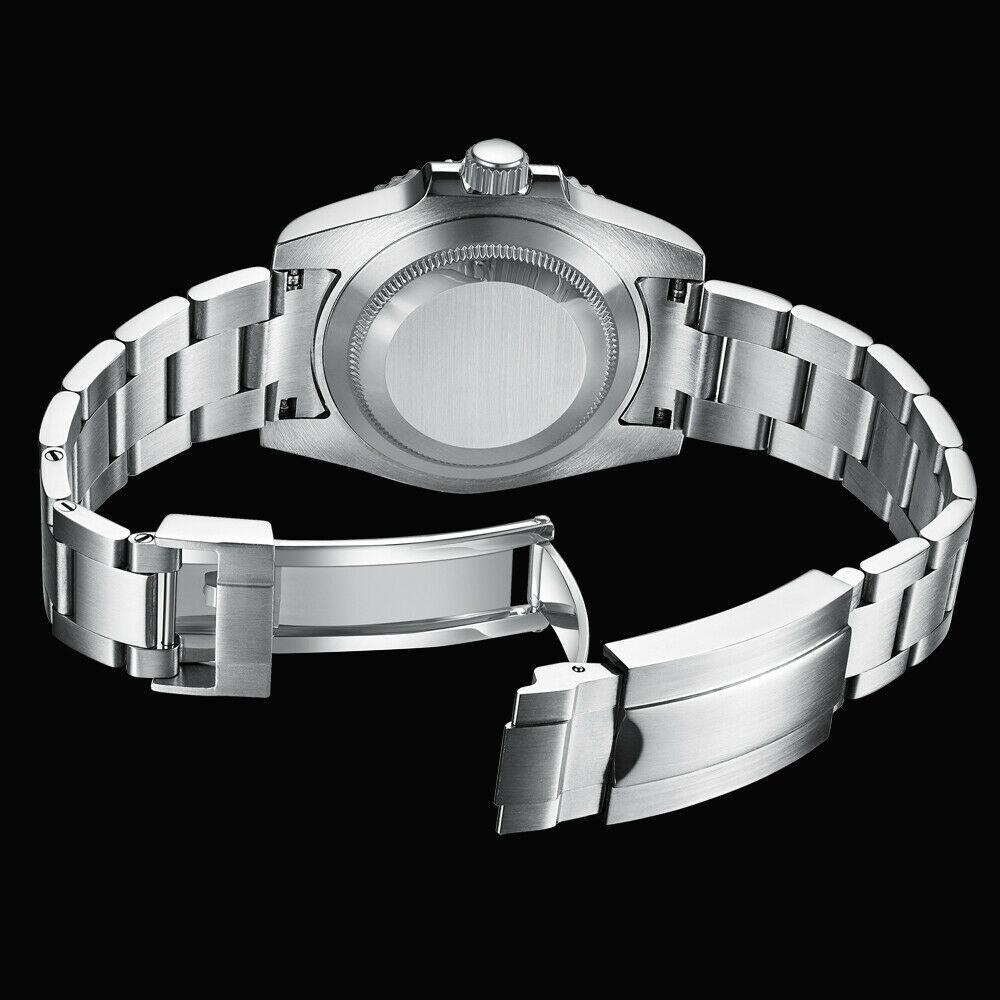 C3 Luminous Insert 38mm SUB Case NH35A Automatic Watch For Men Sapphire Glass