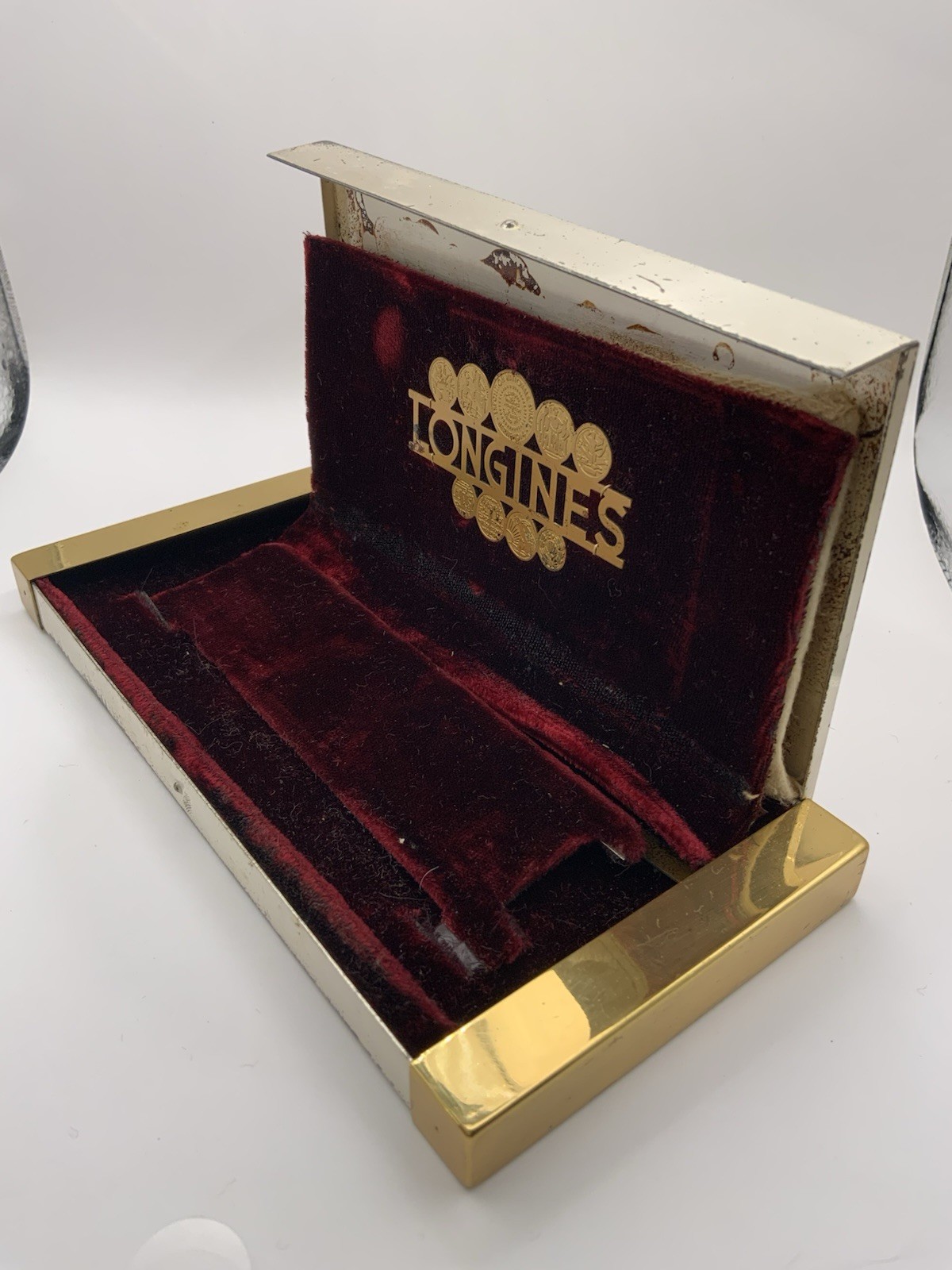 Antique Longines Mainliner Art Deco Drivers Watch Org Box & Papers
