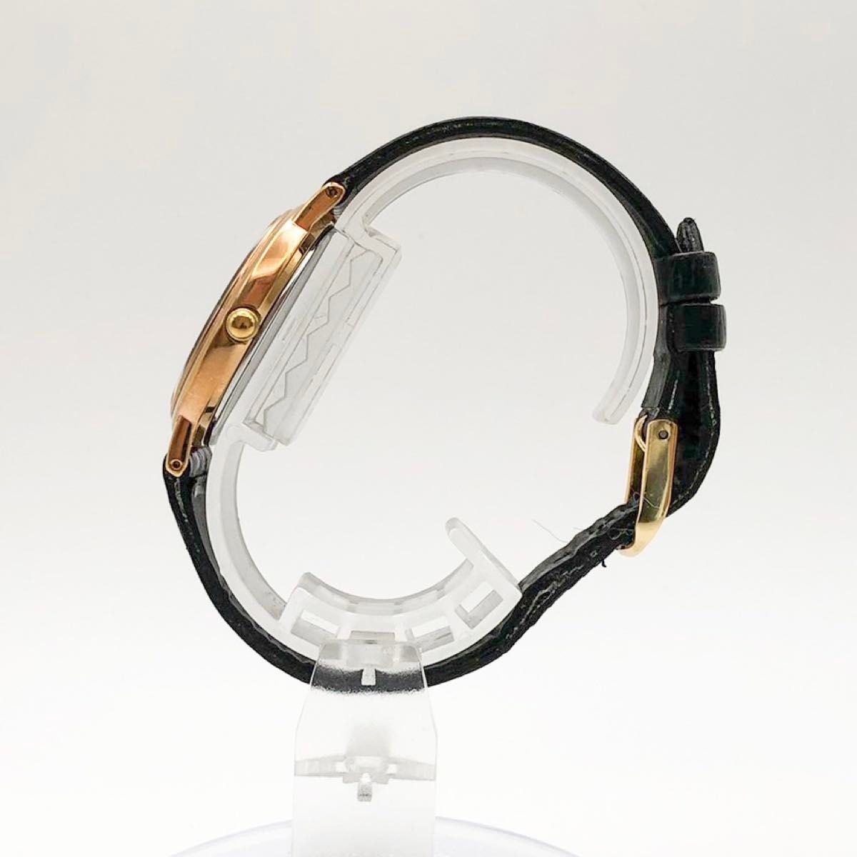Battery replaced SEIKO 7N01 HZA0 Quartz Crystal Glass Seiko White Gold