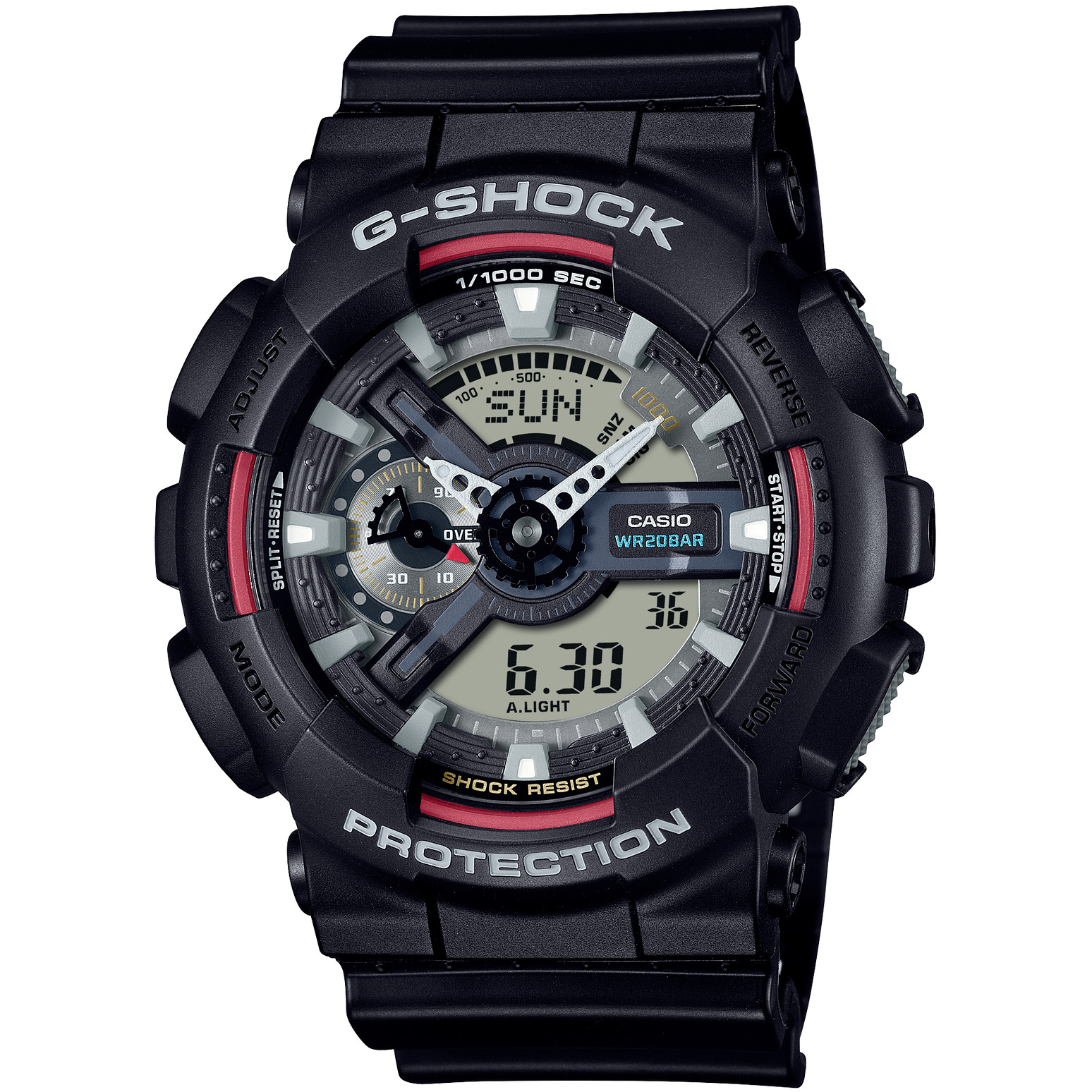 Casio G-Shock GA-110RL-1AJF Quartz Black Dial 51.2 mm Watch