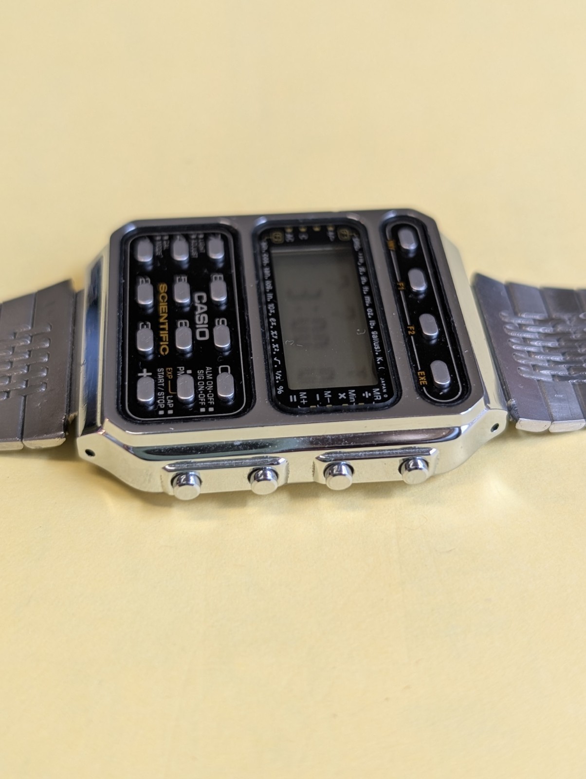 CASIO CFX-200 SCIENTIFIC CALCULATOR WATCH Module 197 With Manual, New Battery