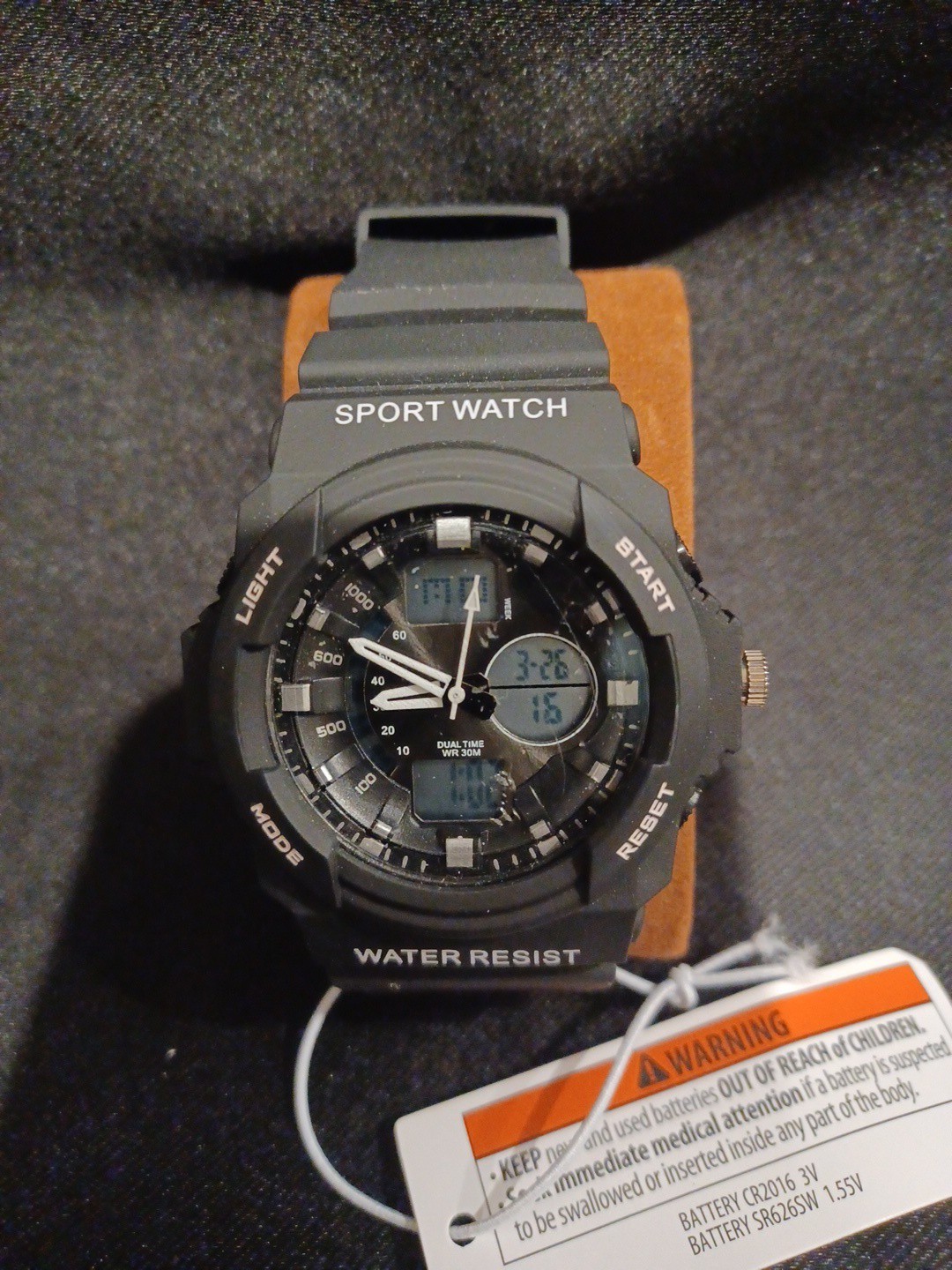 George Men’s Rubber Black Watch