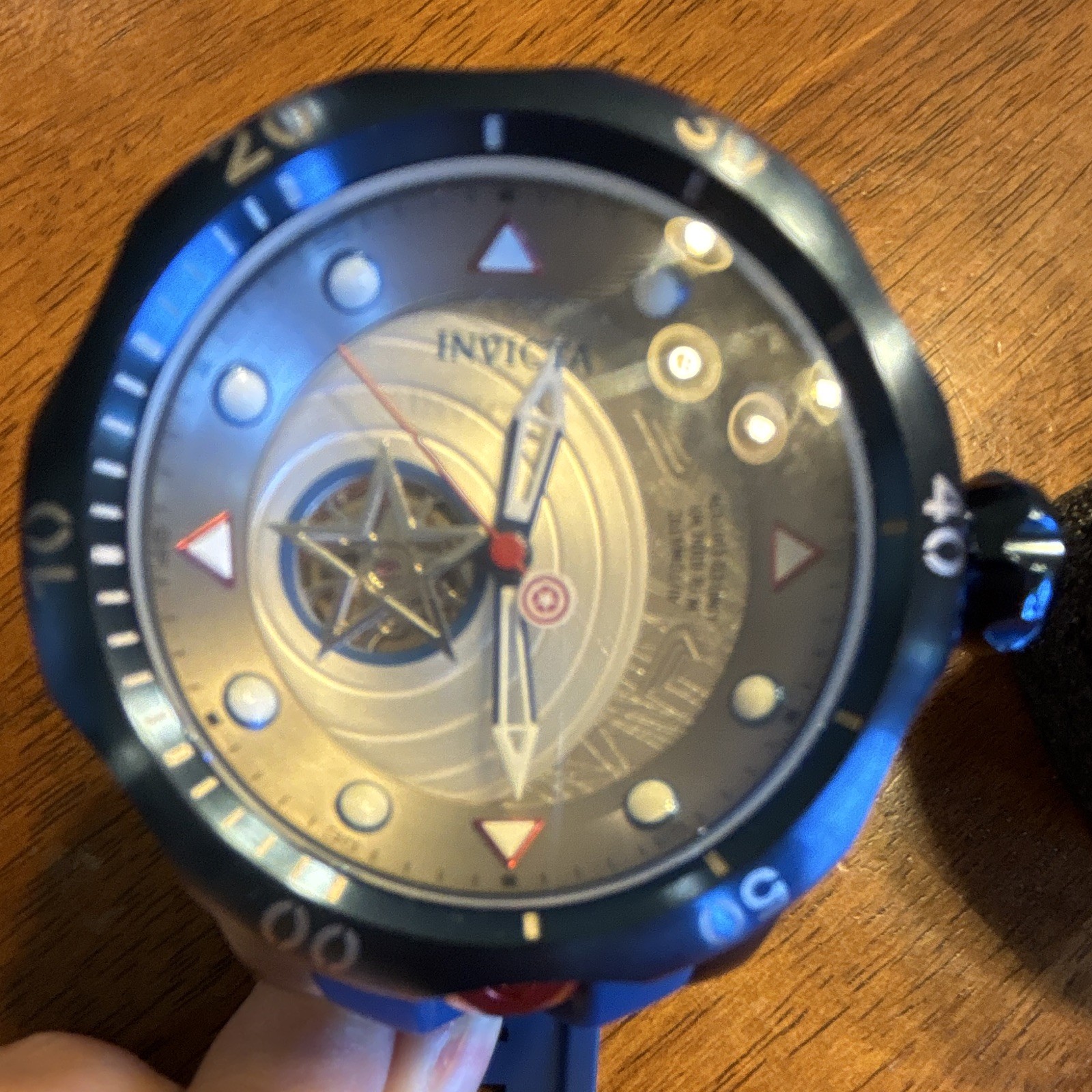 Marvel Invicta Captain America Men’s Automatic WatchLtd Ed 0222/3000 Model 26062