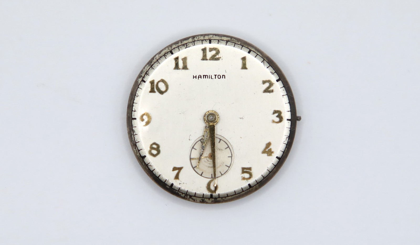 Hamilton Grade 747 Watch Movement 8/0S 17J Model Parts/Repair SN#Y214603