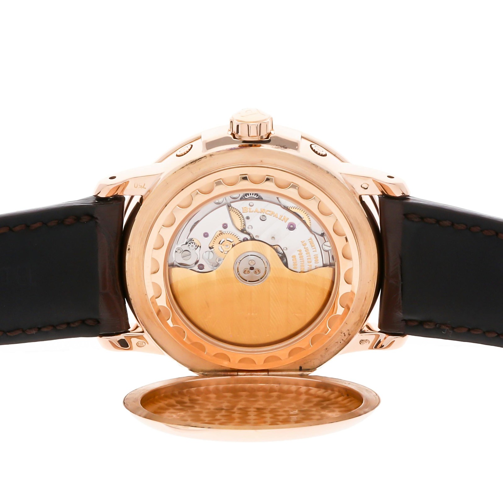 Blancpain Leman Moon Phase Complete Calendar RG Automatic Watch 3563A-3642-53B