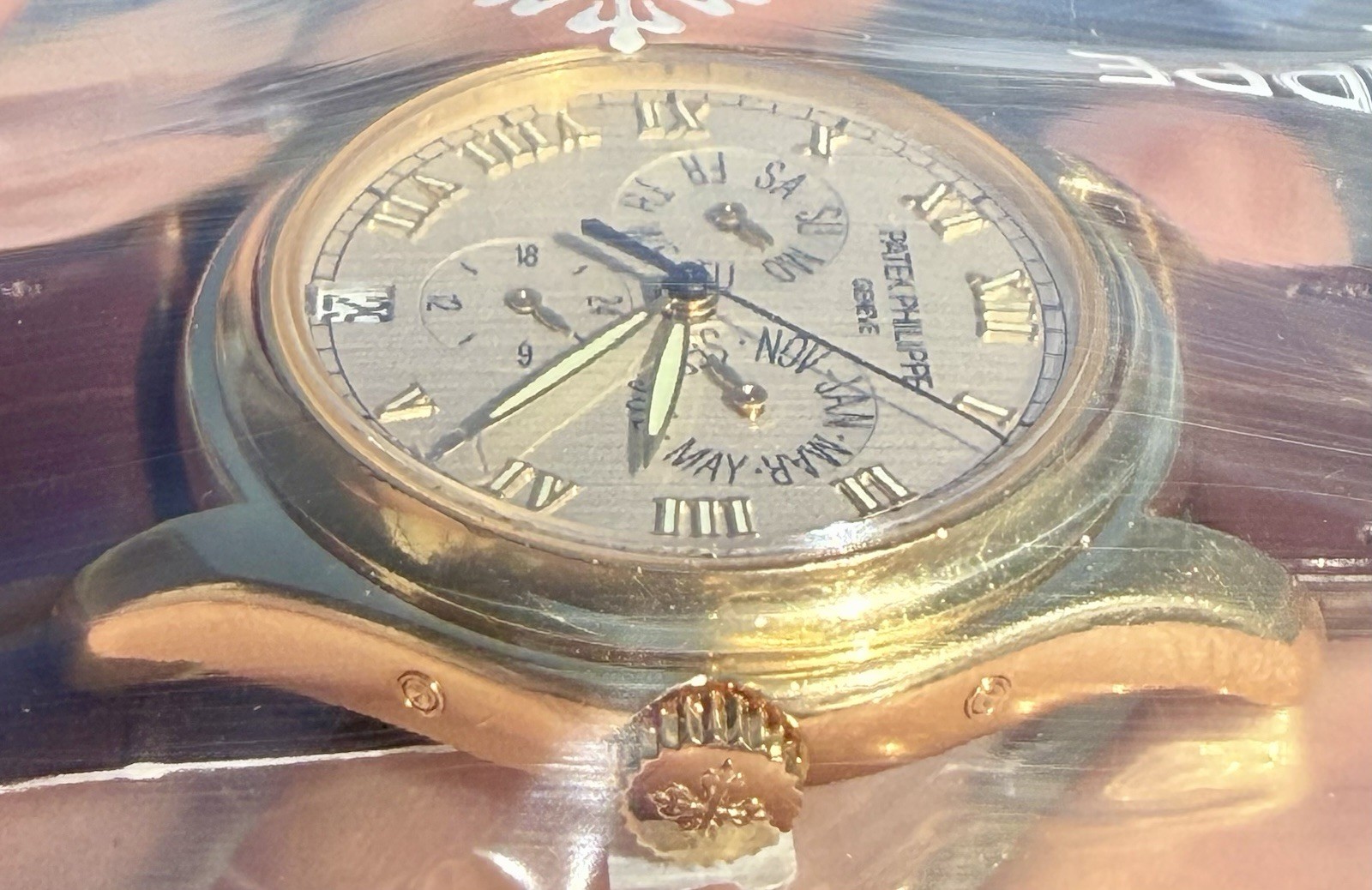 2004 Patek Philippe 5035J-001 Annual Calendar 37mm 18k Watch Full Set PP Sealed