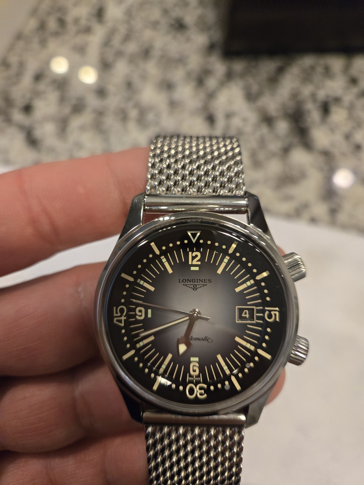 Longines Legend Diver 42 Gray L3.774.4.70.2