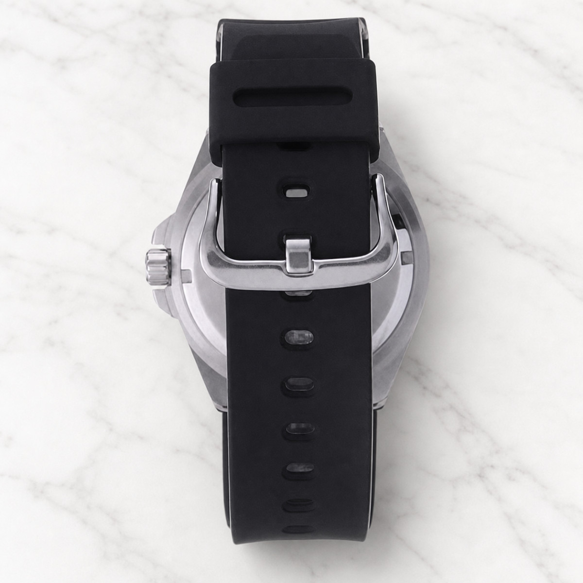 Men’s 200M Waterproof Diver Quartz Watch Black Resin Band Blue Bezel Dial Casio
