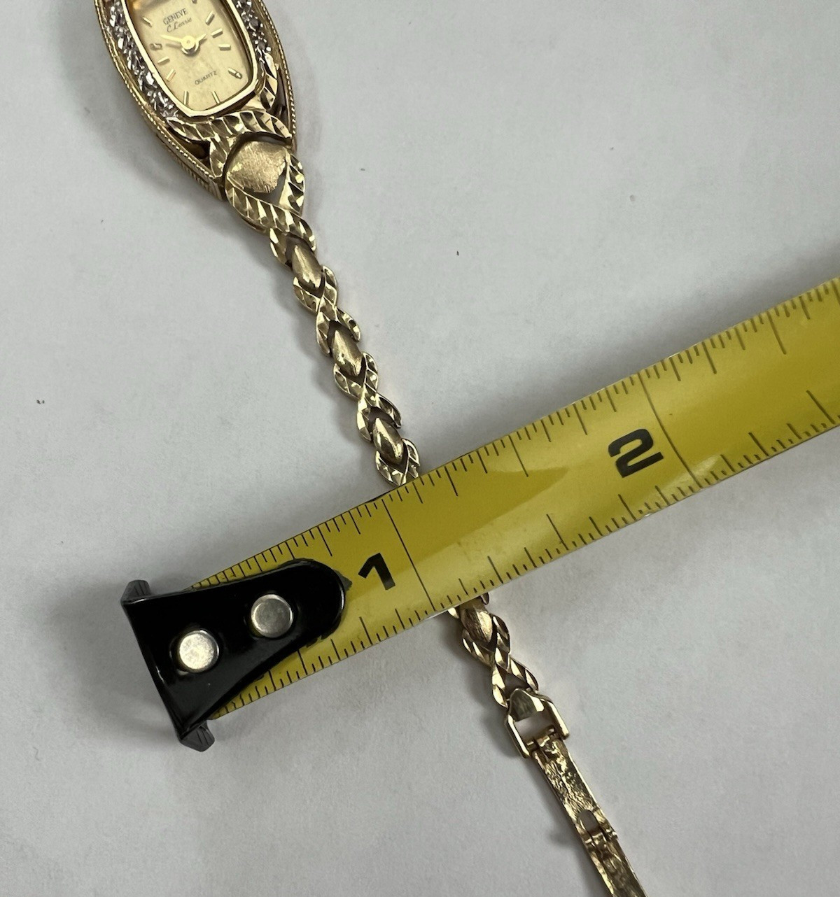 Vintage Geneve Classic Quartz 10K Solid Yellow Gold Ladies Dress Watch 15.9 Gram