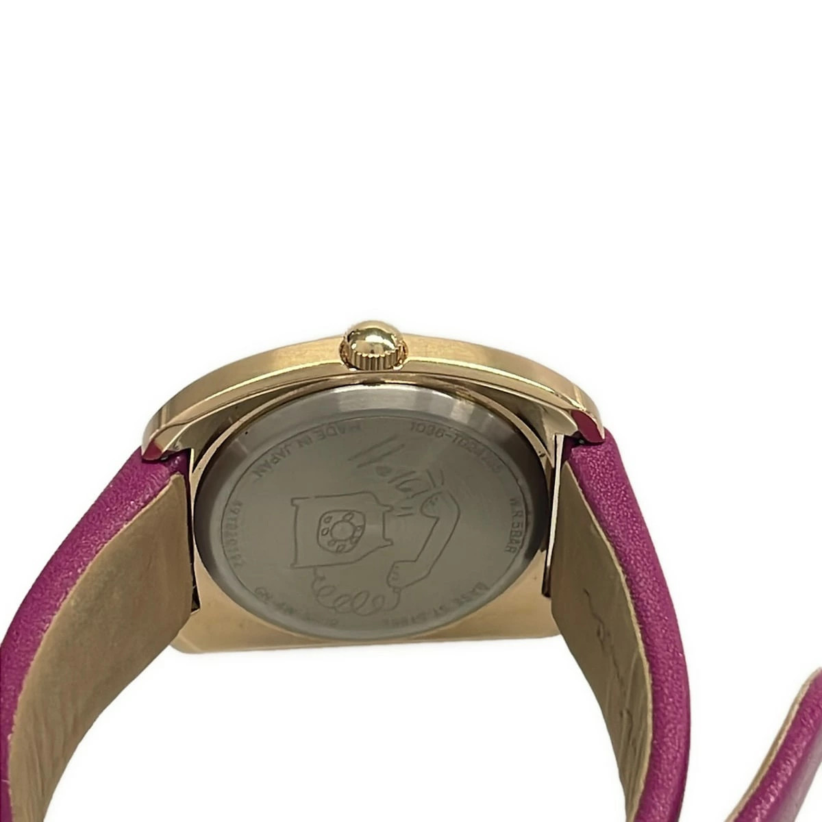 Used Paul Smith Dial Mini Watch Ivory x Pink