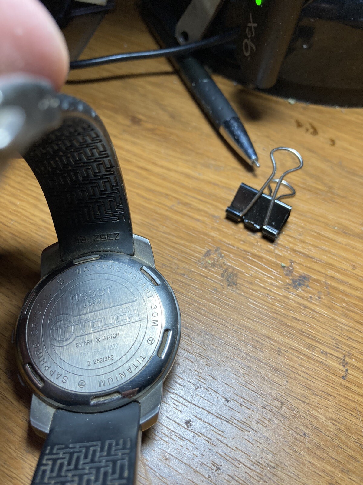 Tissot 1853 TITANIUM Smart Watch T-Touch, Swiss Made Series Z 252/352