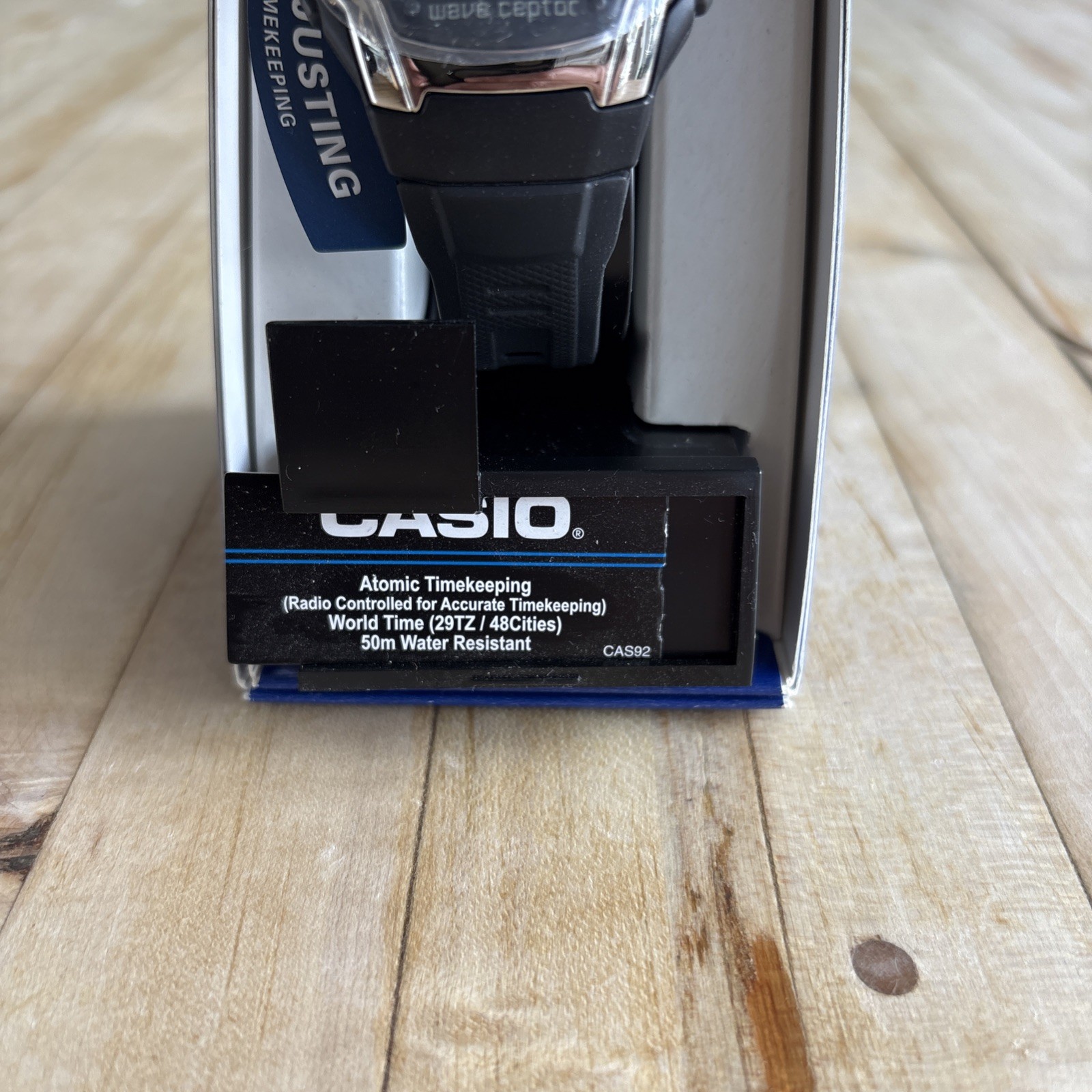 CASIO WAVE CEPTOR WV-58R-1AJF Black Men’s Watch New in Box