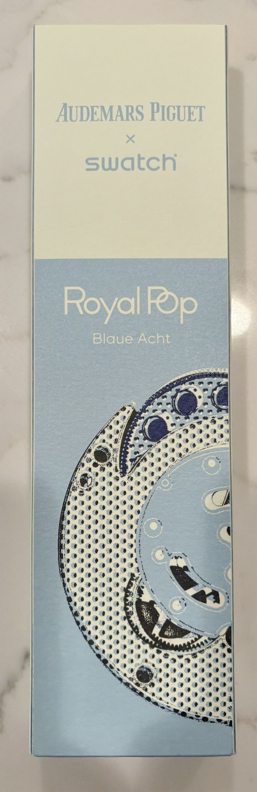 Audemars Piguet (AP) X Swatch Royal Pop Blaue Acht Quartz. Brand New in Box.