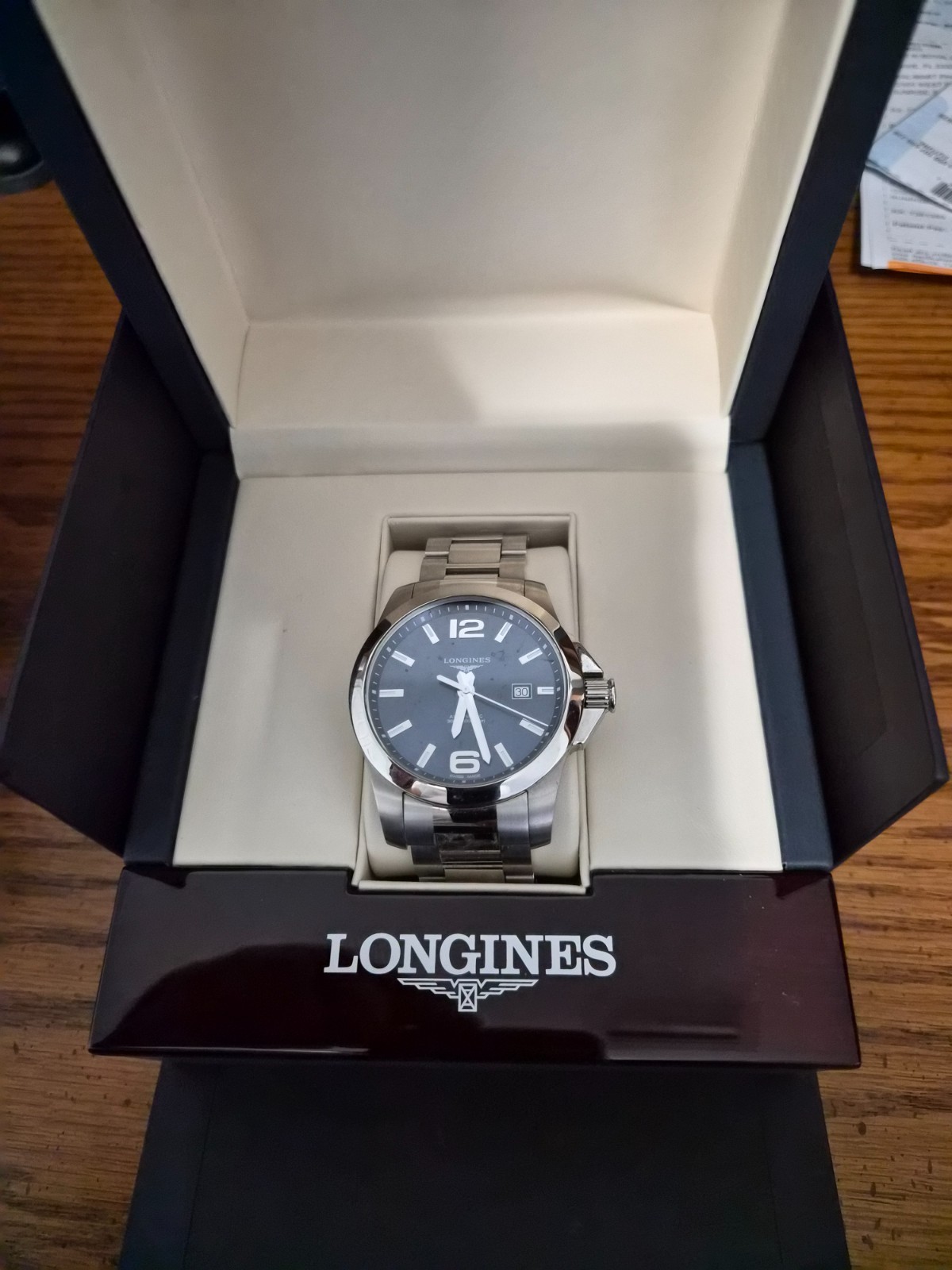 longines SunRay conquest 43mm blue