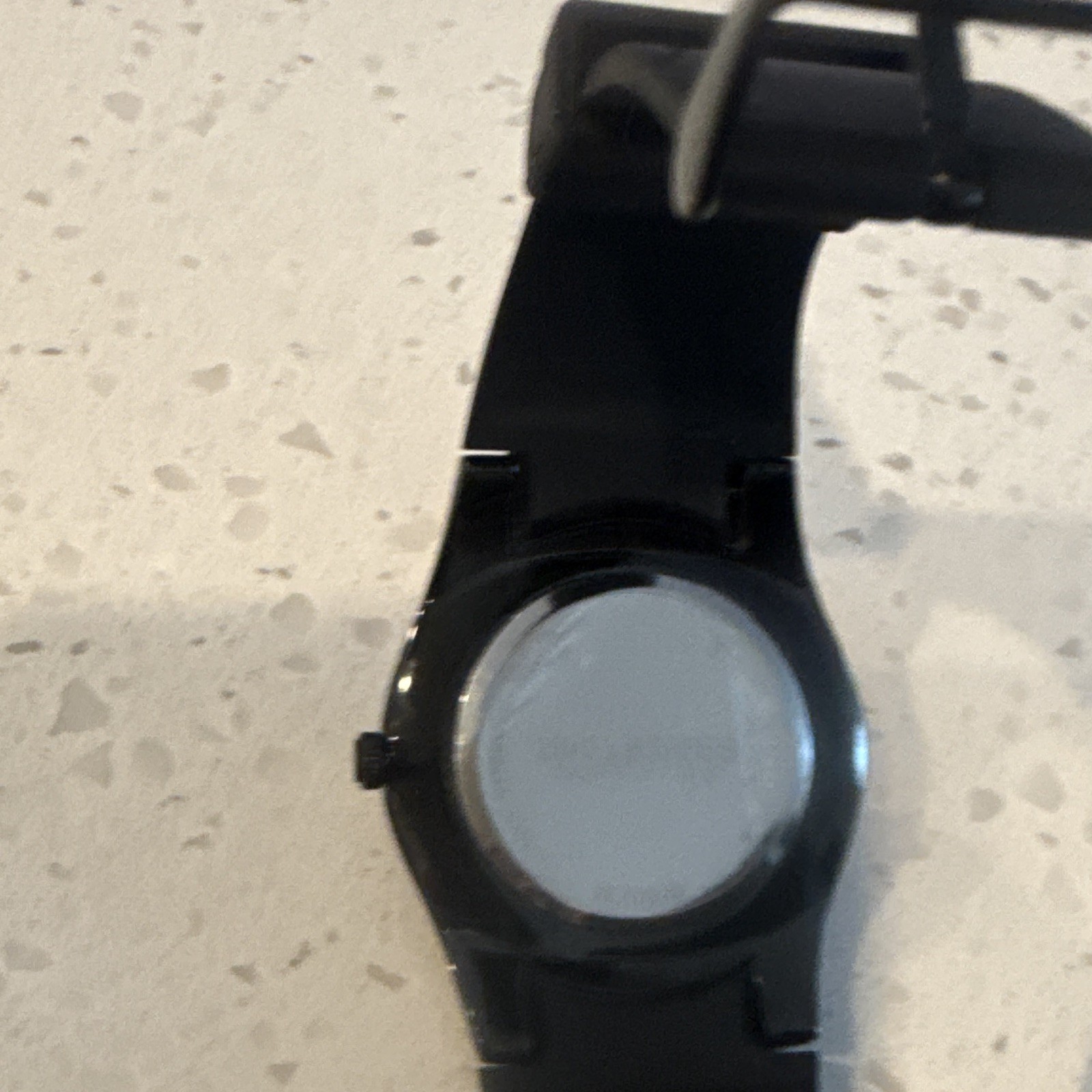 Kenneth Cole Awearness Analog Quartz Date Black Dial/Case Rubber Strap w/Box