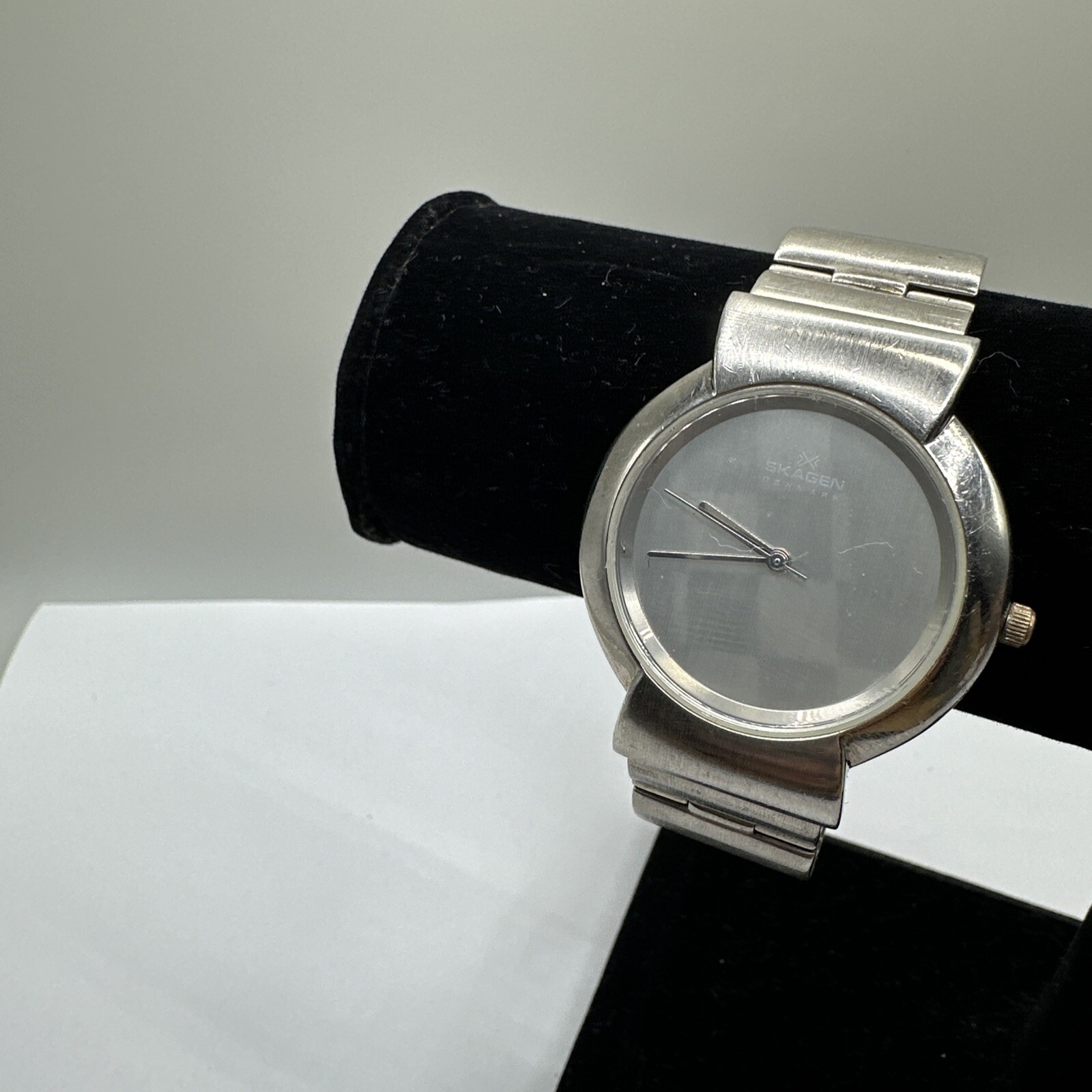 SKAGEN Denmark Steel Quartz Analog Unisex Watch New Battery