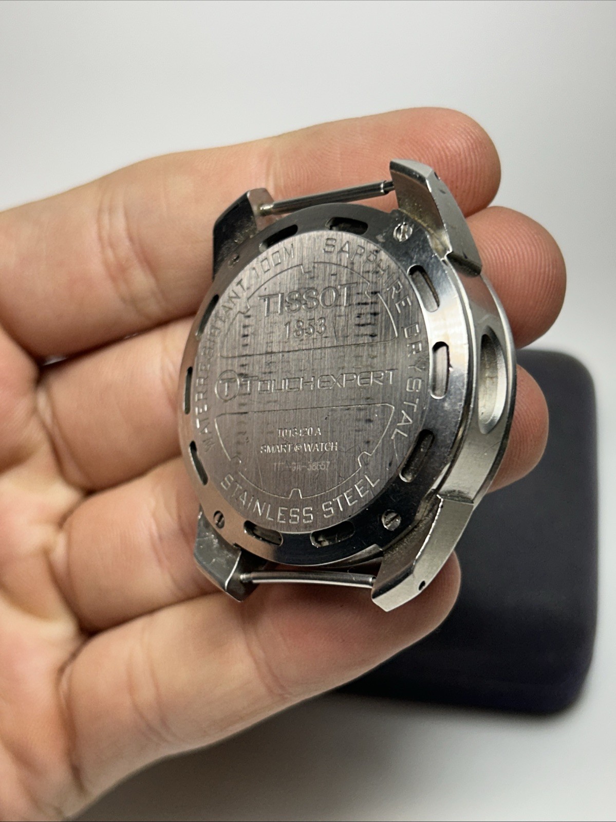 Tissot T Touch Expert Carbon Fiber Dial Stainless Watch Head T013420 New Batt
