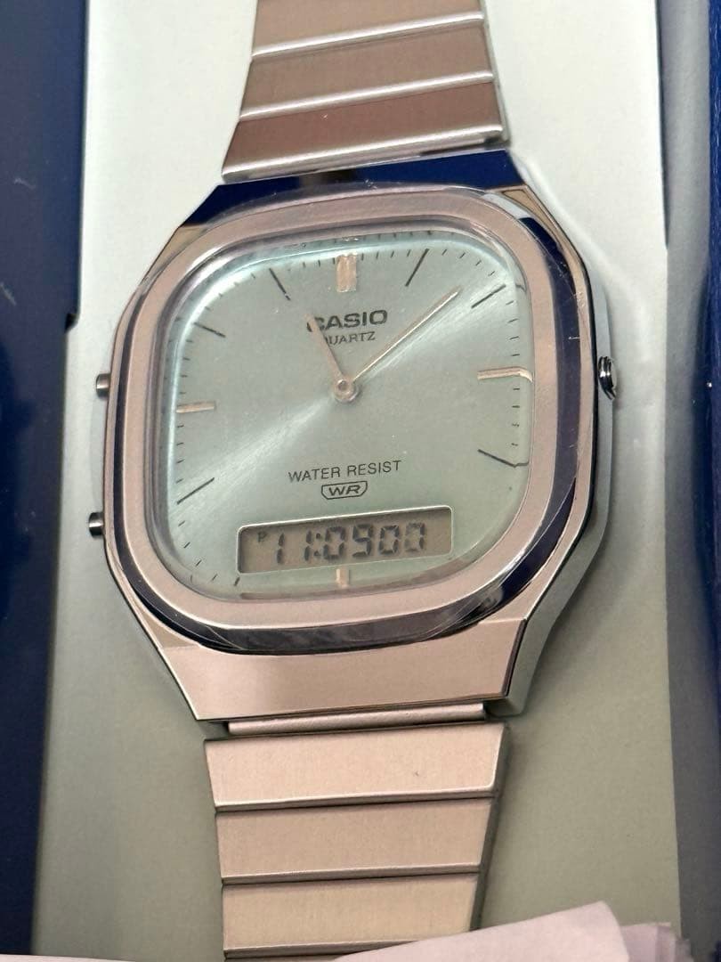 CASIO Classic AQ-240E-2AJF Light Blue Watch Used