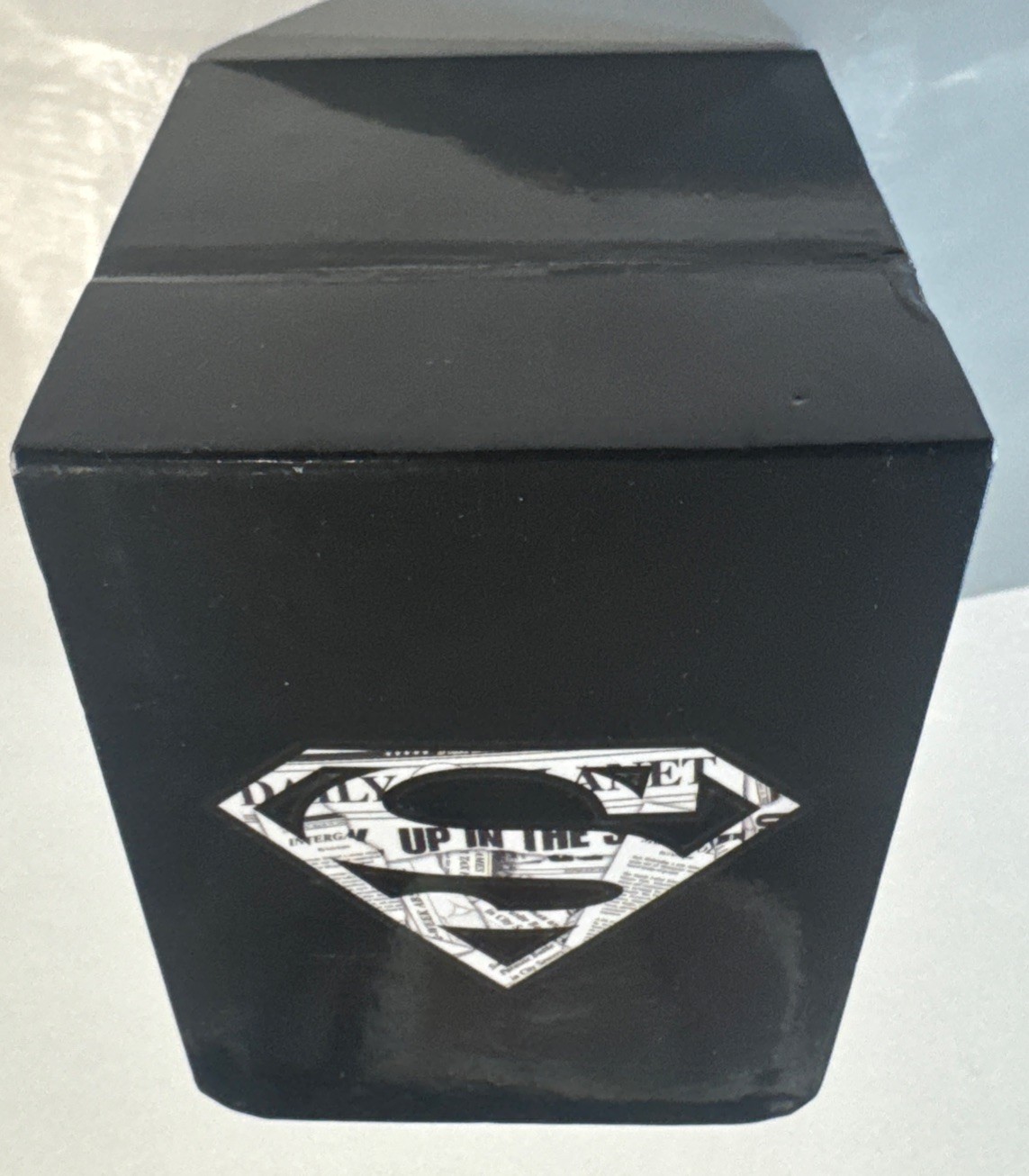 DC Comics Superman Men’s Watch – Accutime – Matte Black Logo Dial no battery