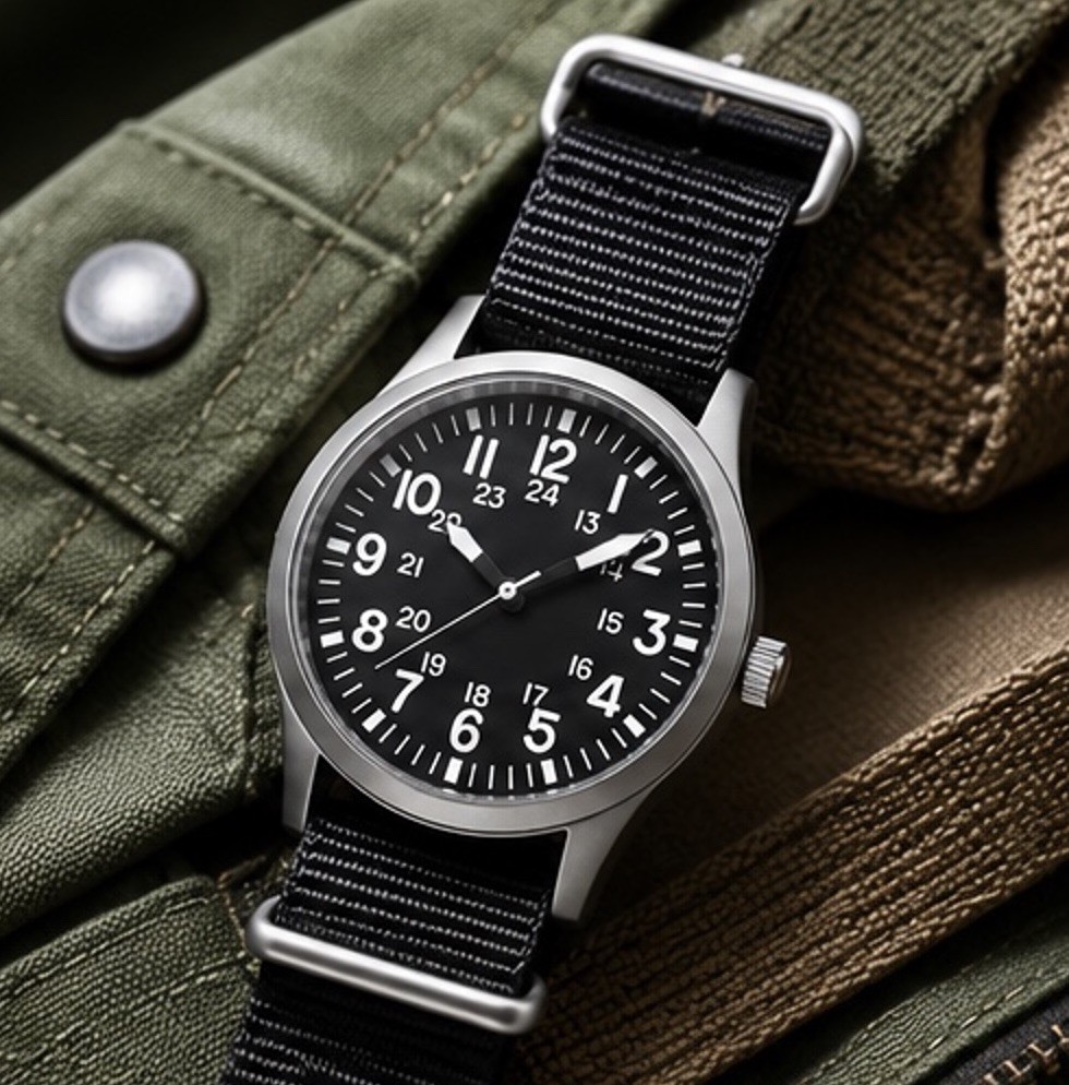 Military Style Quartz Watch Men’s