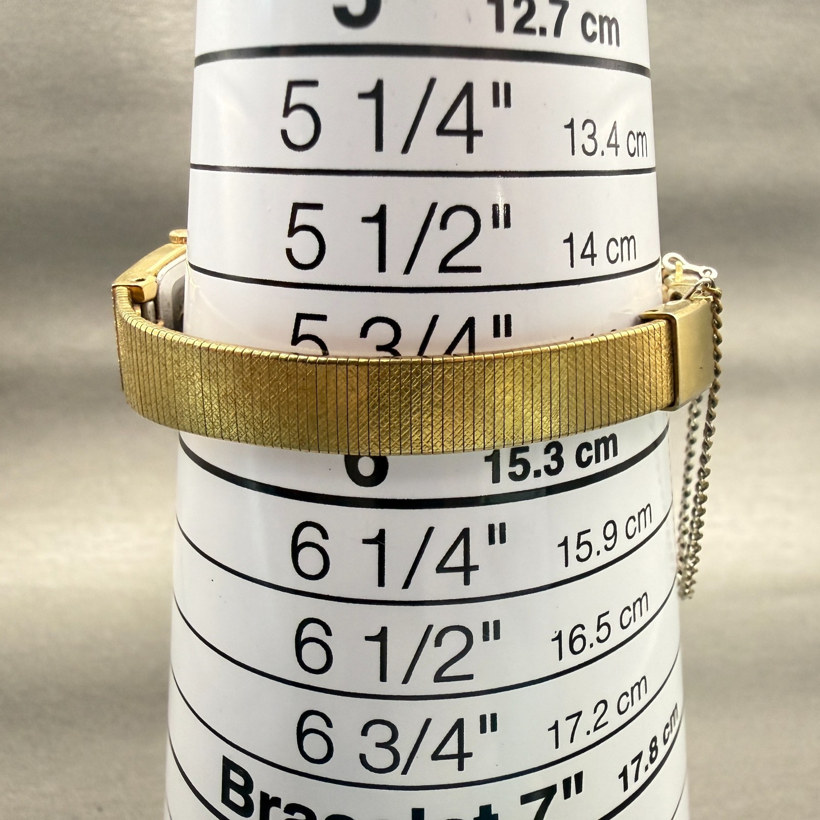 Seiko Watch Women 13mm Black Dial Gold Tone Rectangle 2E20-6139 New Battery VTG