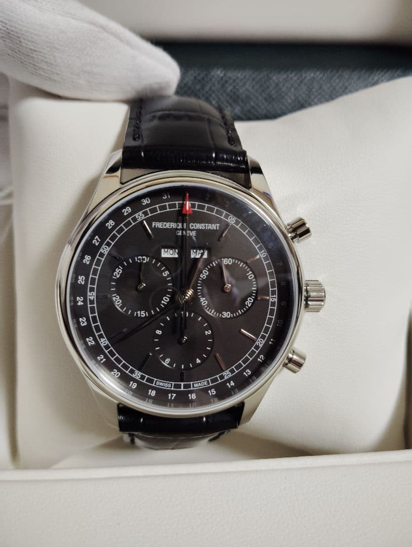 Frederique Constant Triple Calendar Chronograph Watch