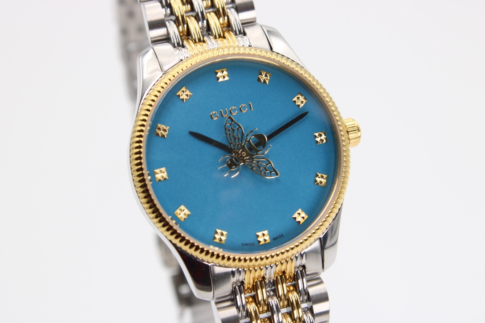 GUCCI G-Timeless YA1265029 Blue Dial Quartz Women’s Watch 29mm