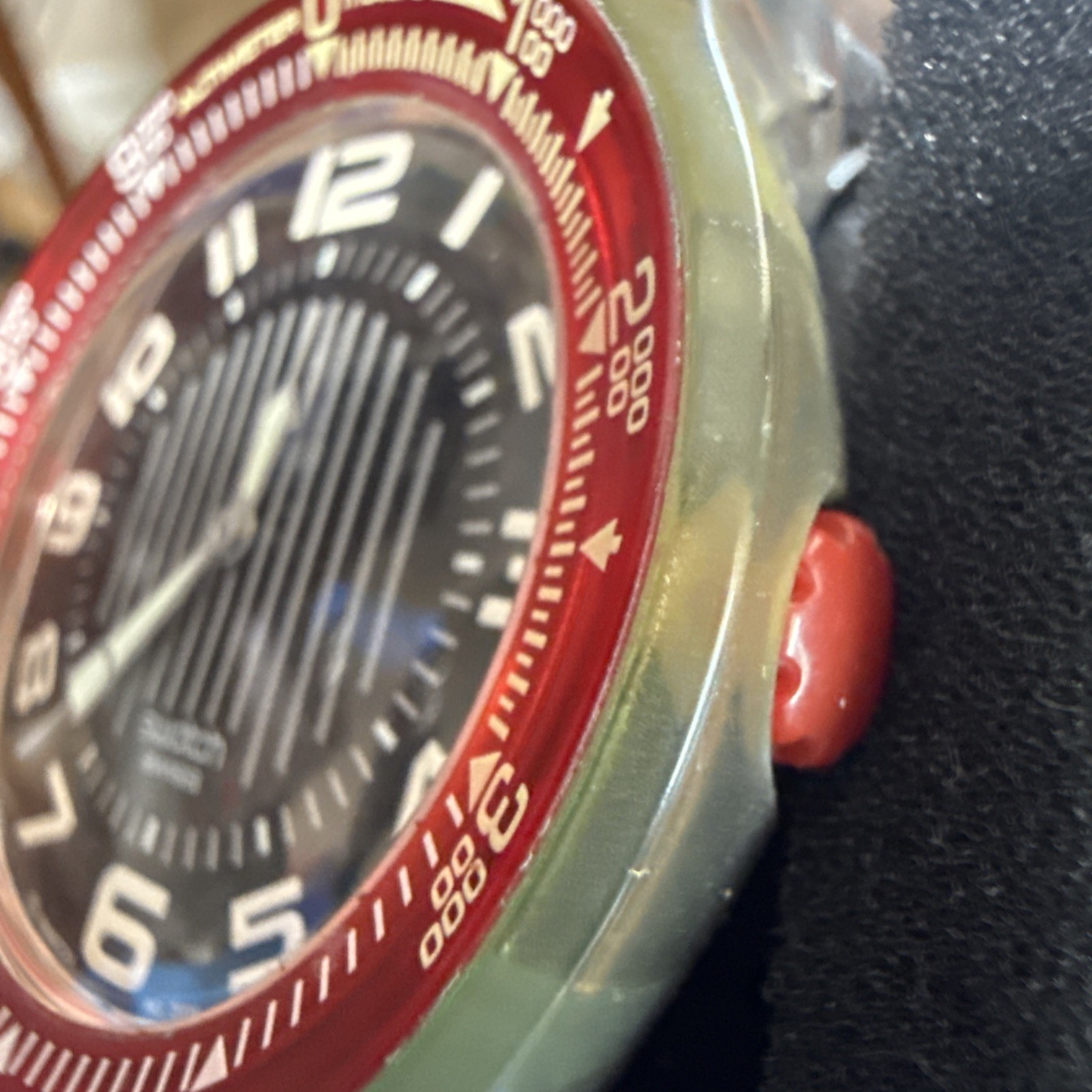 Swatch Watch HEIGHT ALERT SULM100 2005 46.8mm Works New Battery OPEN TO OFFERS