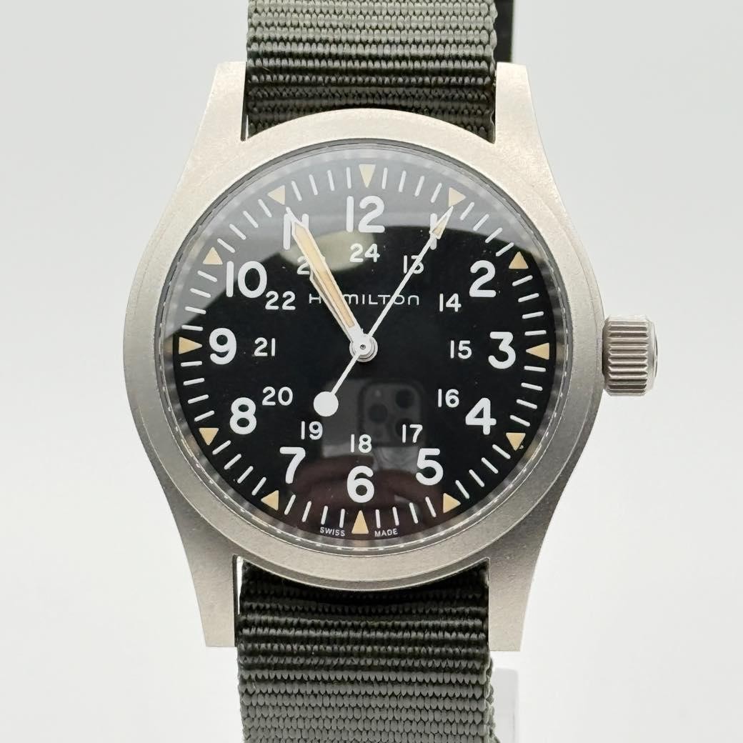 Hamilton Khaki Field H694390 Manual 37 mm Watch With Box Men’s Wristwatch Analog