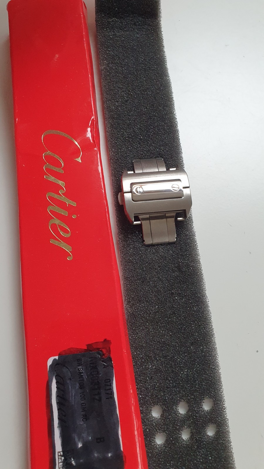 100% GENUINE CARTIER SANTOS DEPLOYMENT CLASP MX00311Z FOR SANTOS 2656 NEW IN BOX