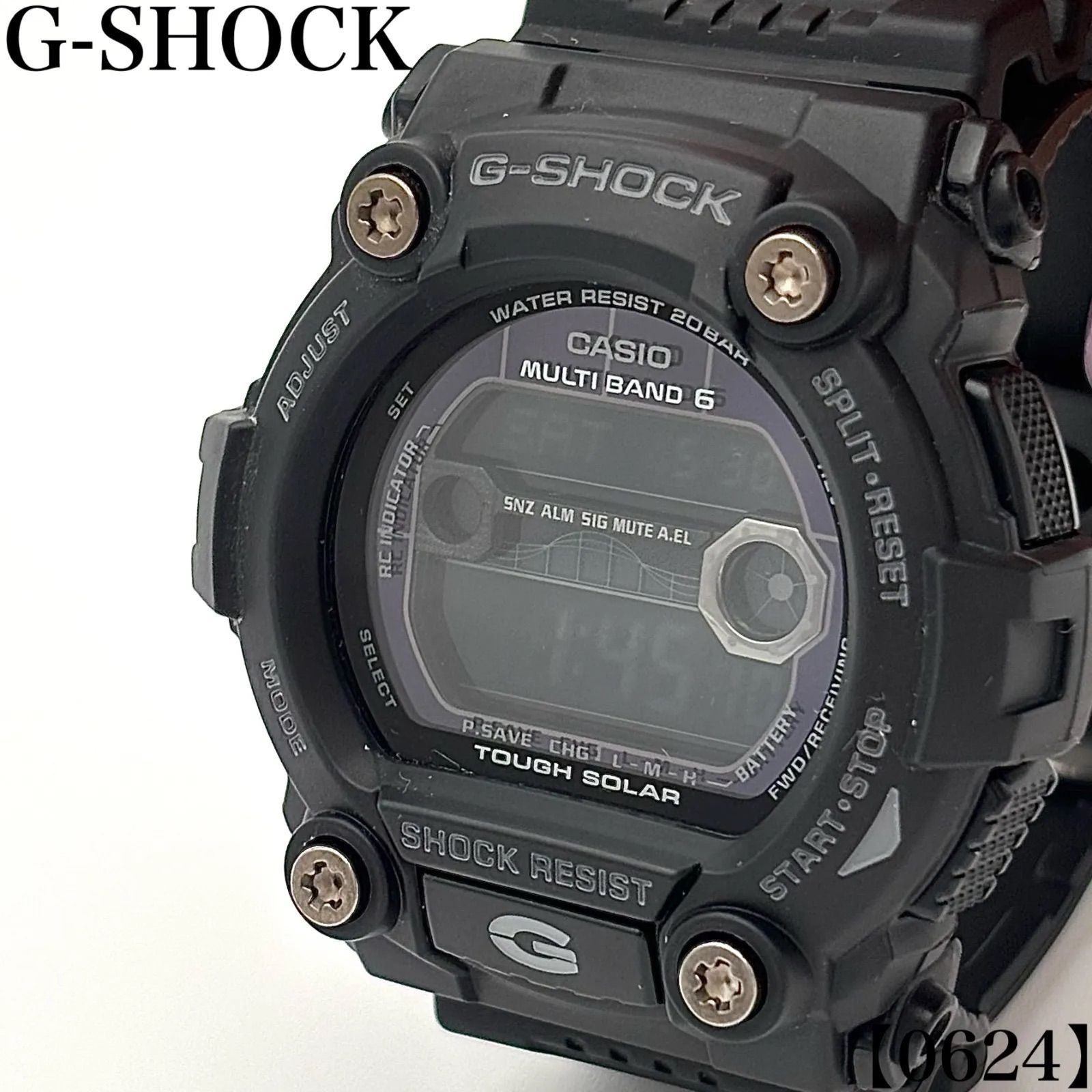 Working CASIO G SHOCK Men’s Quartz GW 7900B 1 Tide Graph Moon Data Multi Band 6