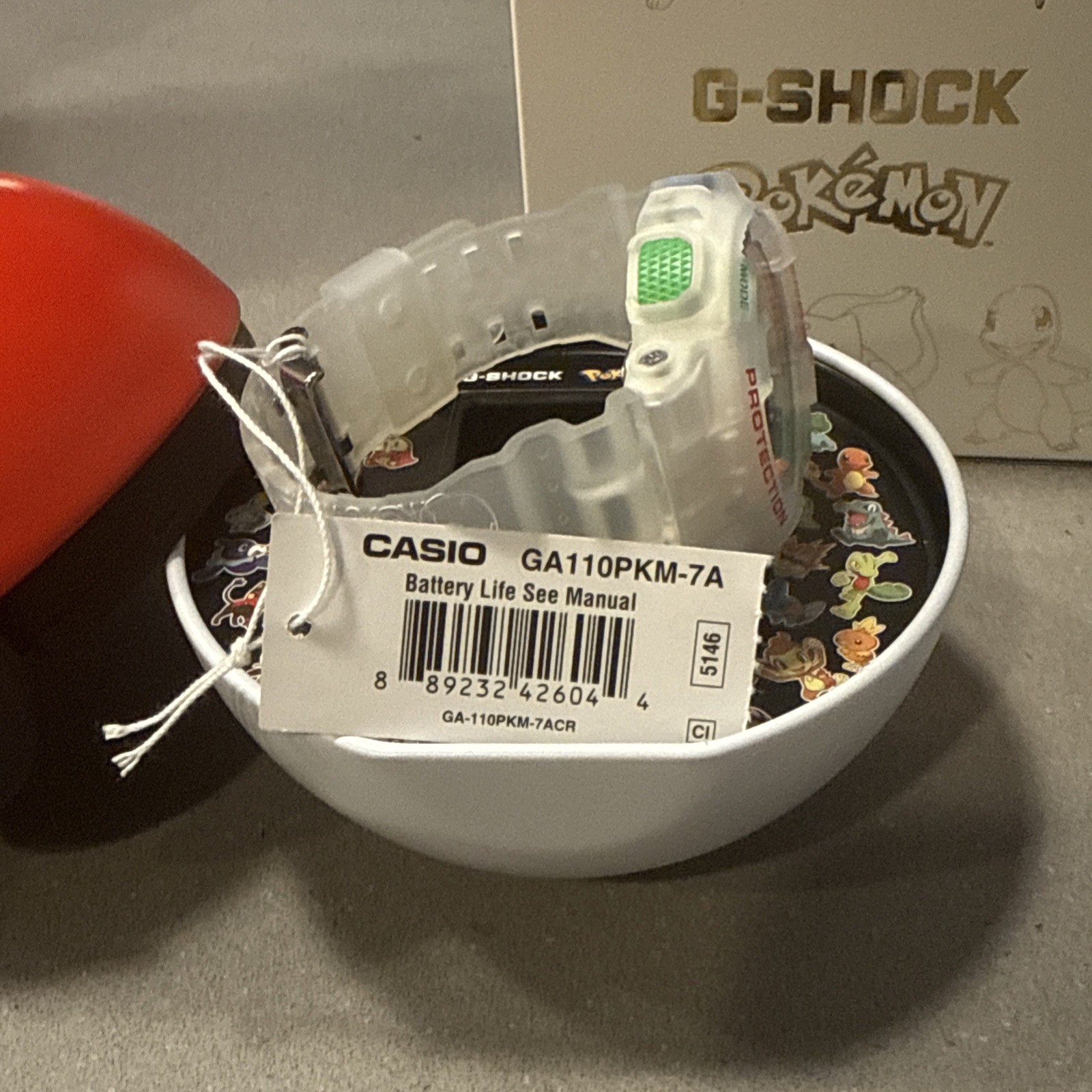 CASIO G-SHOCK x Pokémon GA110PKM-7A Watch 30th Anniversary IN HAND SHIPS ASAP