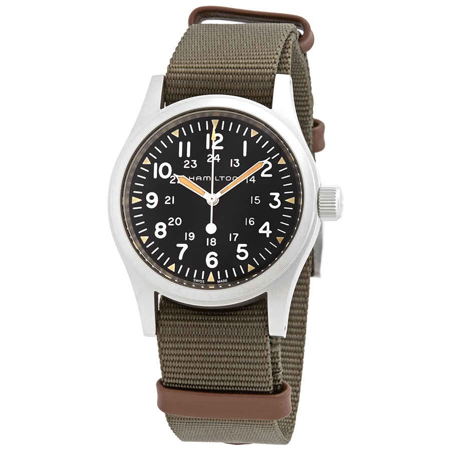 Hamilton Khaki Field Hand Wind Black Dial Men’s Watch H69439931