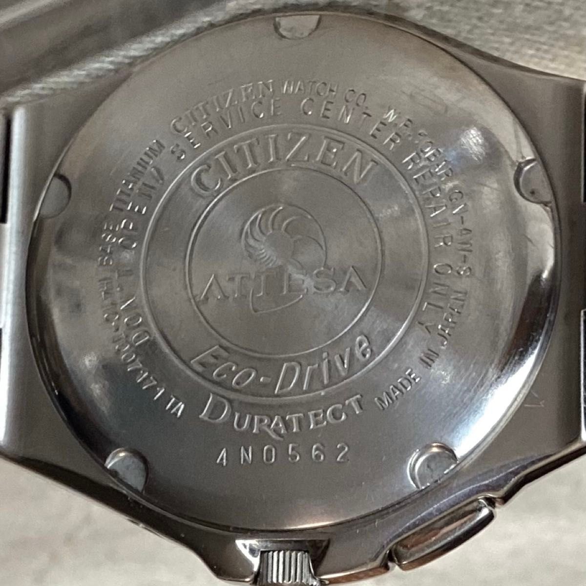 Citizen Attesa ATD53-2618 Eco-Drive Radio Limited MOP Dial Titanium Watch Japan