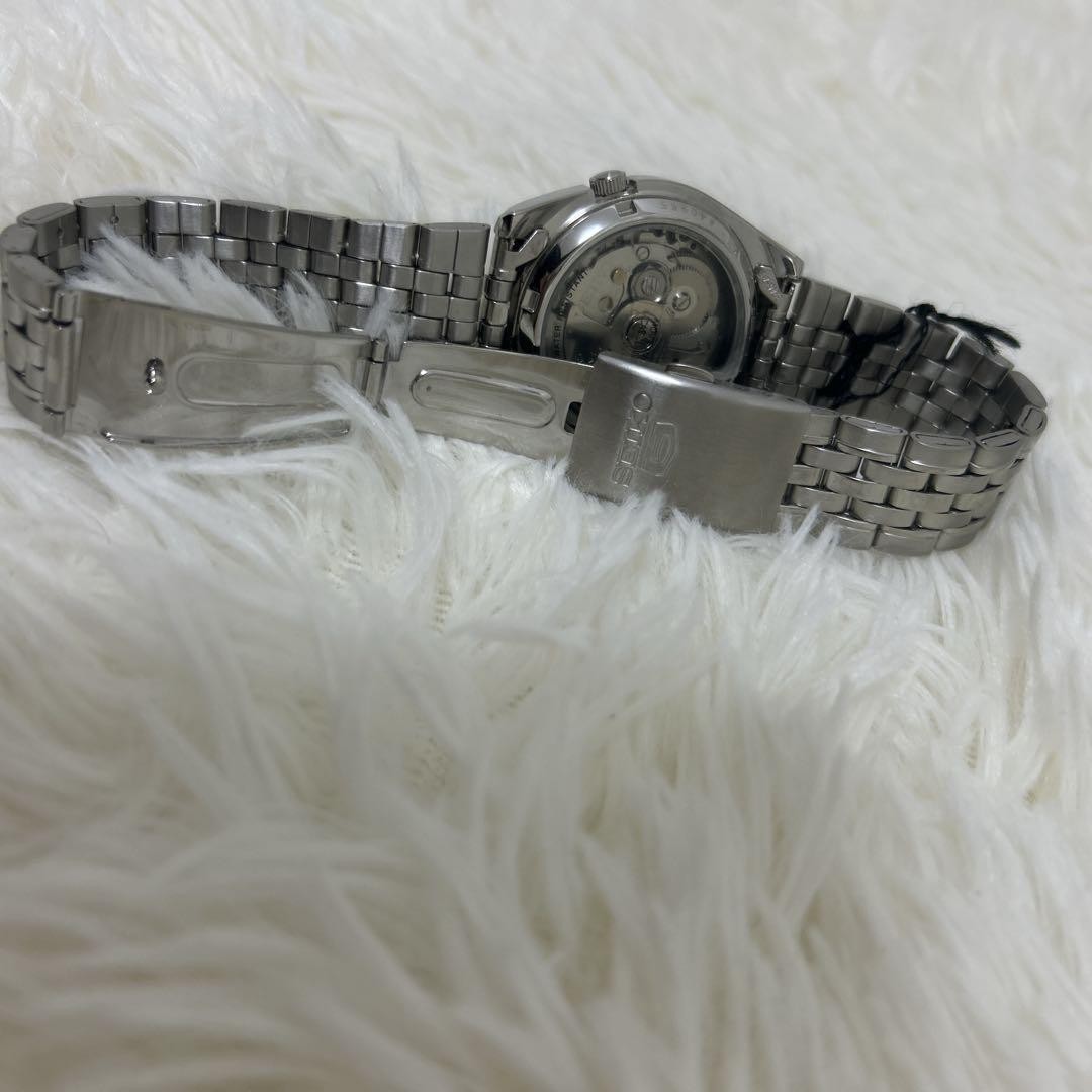SEIKO 5 automatic 7S26 01V0 silver working From Japan