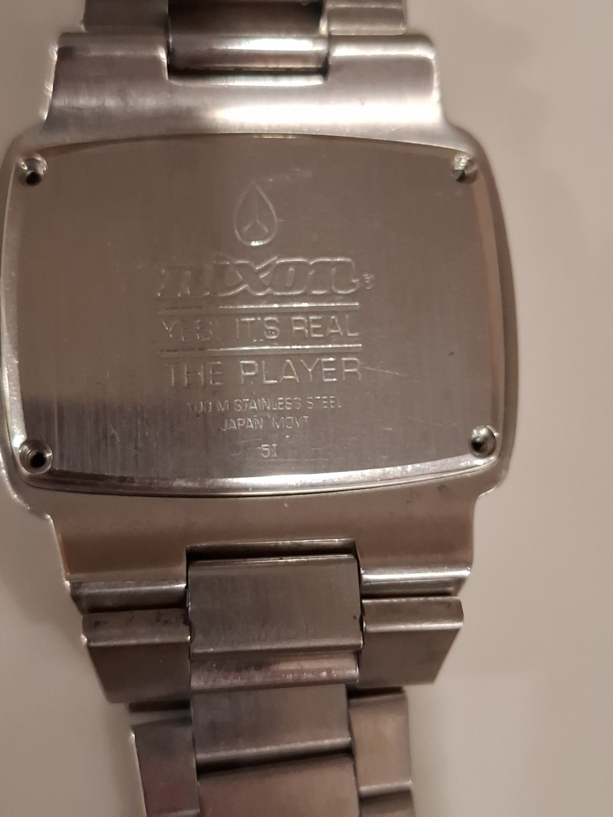 Working Nixon The Player Mens Watch Needs Parts Pls Read Description