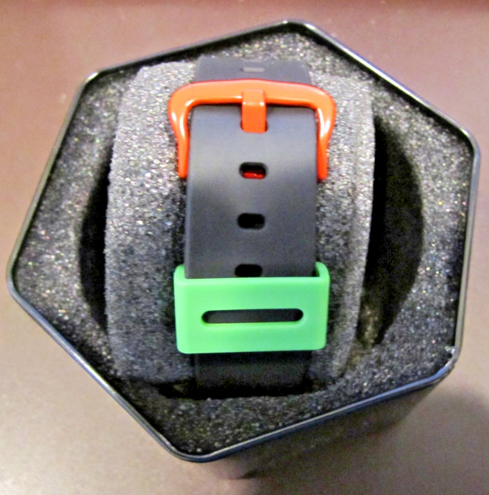 Casio G-Shock Rubik’s Cube Watch White Resin Case with Black Resin GA-2100