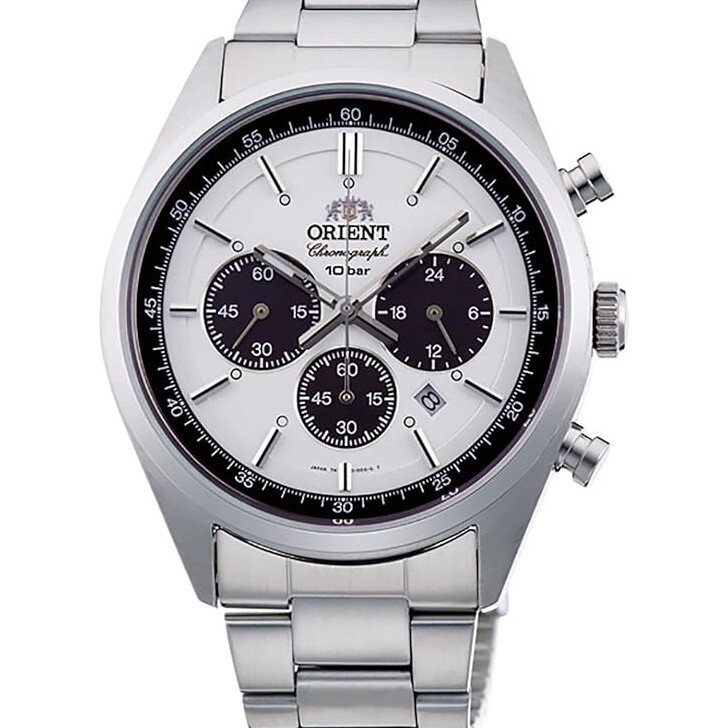 ORIENT NEO 70’s SOLAR PANDA WV0041TX Solar Chronograph Men Watch New Japan